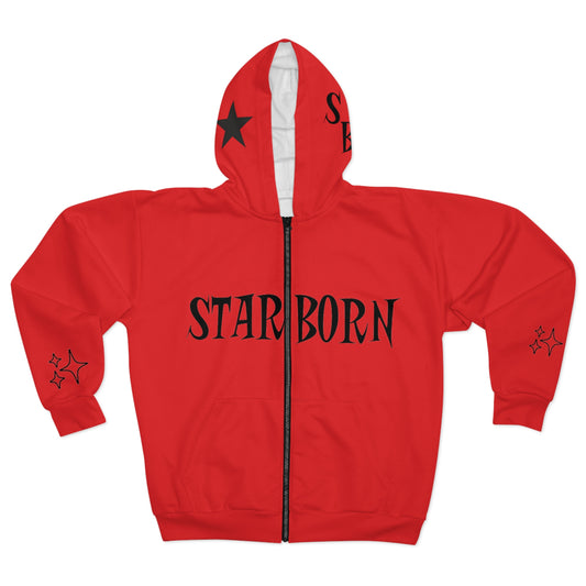 Starborn red  zip up